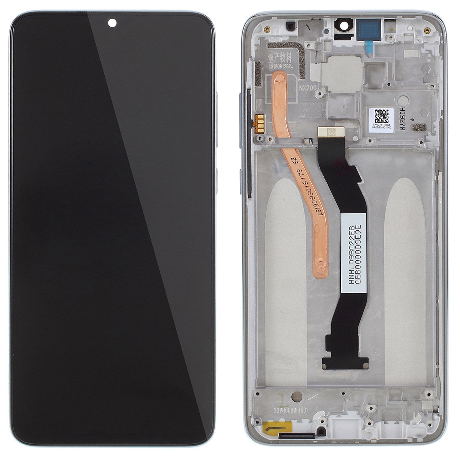 For Xiaomi Redmi Note 8 Pro Grade S OEM LCD Screen and Digitizer Assembly Frame Part (without Logo) For Xiaomi Redmi Note 8 Pro Grade S OEM LCD Screen and Digitizer Assembly Frame Part (without Logo)